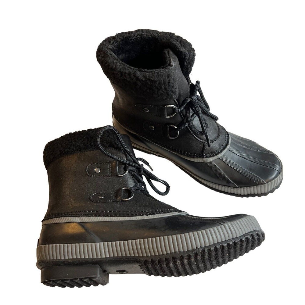 Jambu Akron Duck Boot Size 7.5 Black New